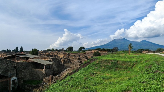 Pompeji mit Vesuv