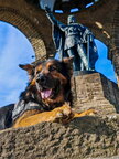 Weser/Nordsee-Tour: Santos am Kaiser Wilhelm Denkmal