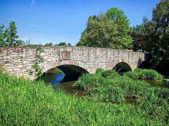 Weserbergland: Nethebrücke bei Ottbergen